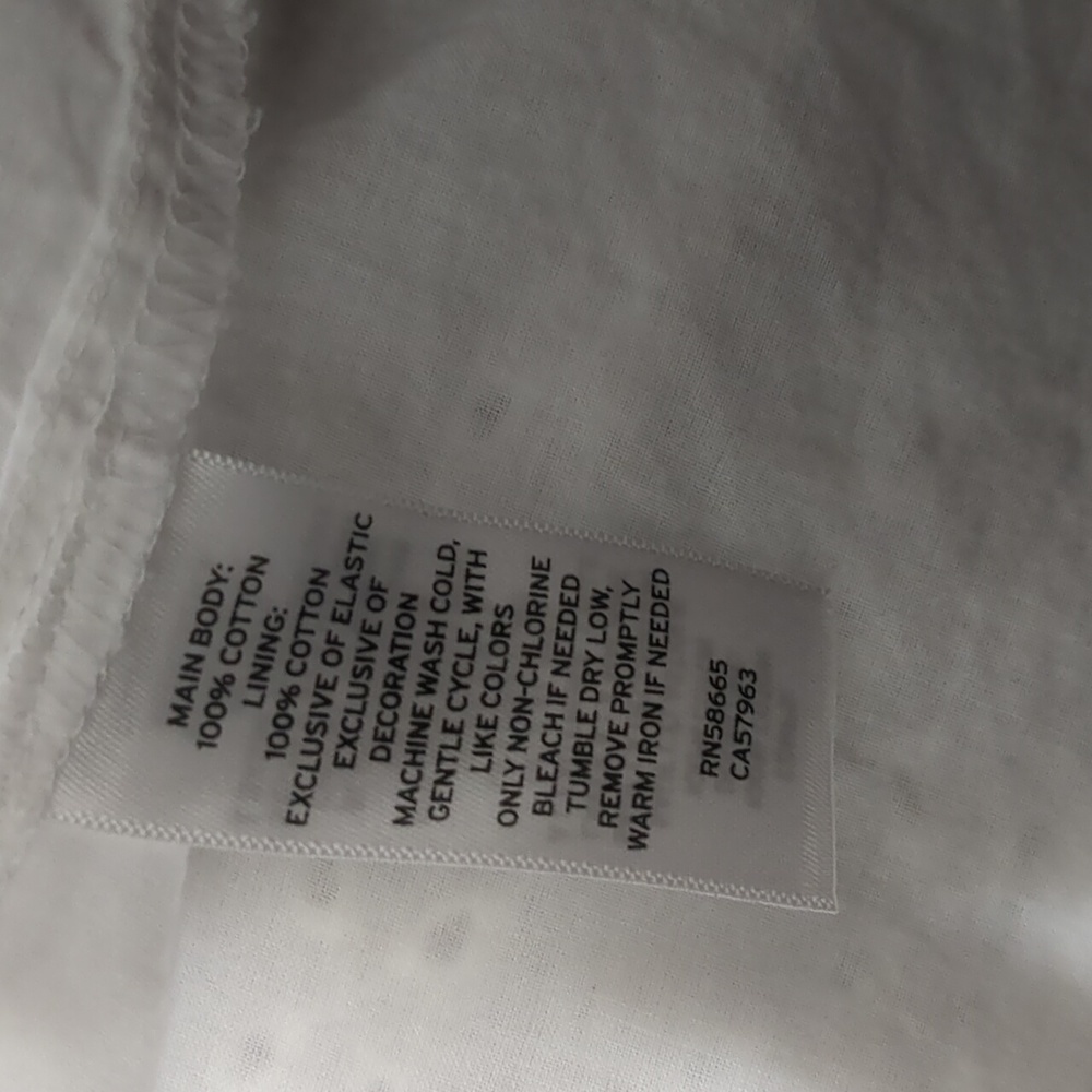 BP Dress 100 Cotton color white xxs - Picture 4 of 5